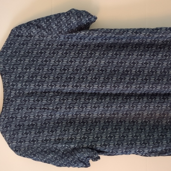 Chico's endless seahorses knee length beach vacation Bohemian dress - Picture 10 of 12